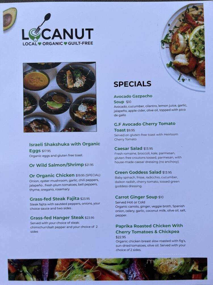 Locanut - New York, NY menu_pic