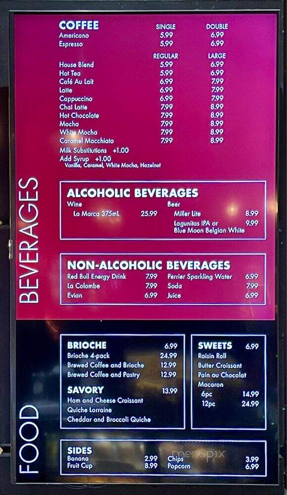 Brioche By Guy Savoy - Las Vegas, NV menu_pic