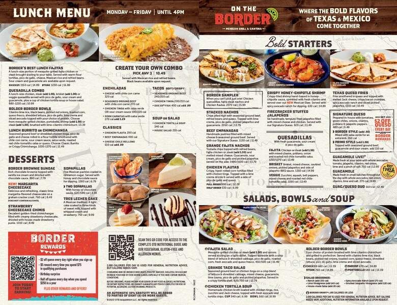 On The Border - Papillion, NE menu_pic