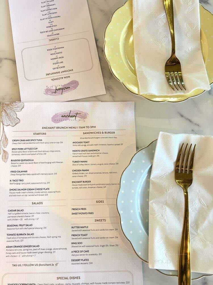 Enchant - Los Angeles, CA menu_pic