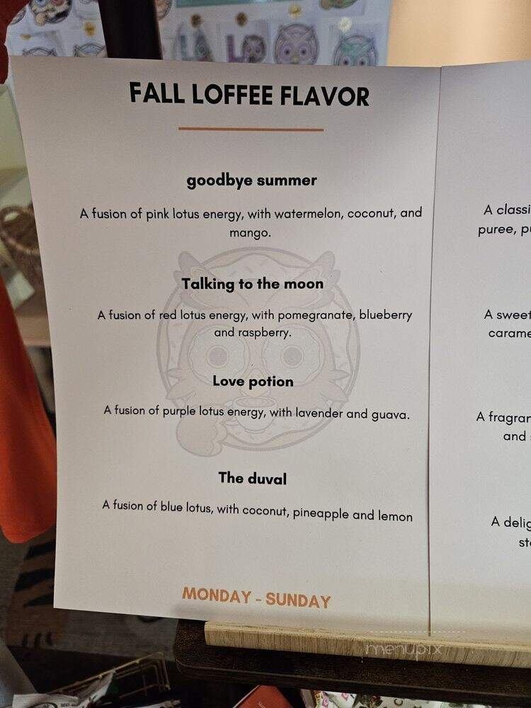 Doughfee - Jacksonville, FL menu_pic