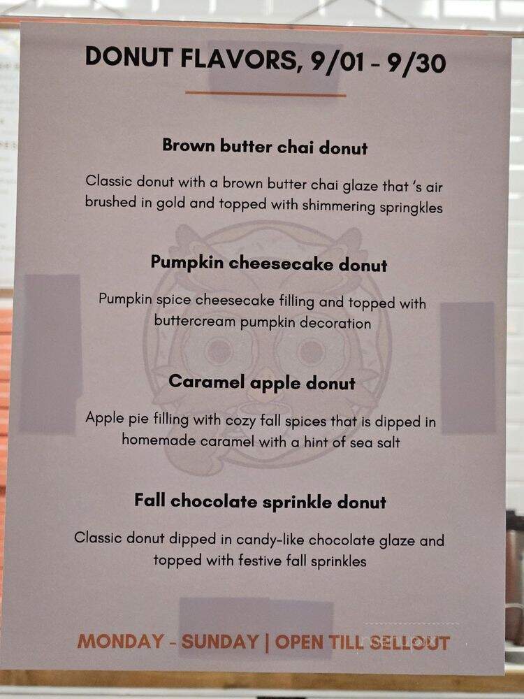 Doughfee - Jacksonville, FL menu_pic