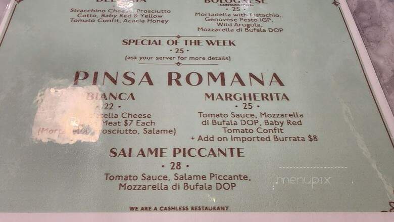 Sogno Toscano - Santa Monica, CA menu_pic