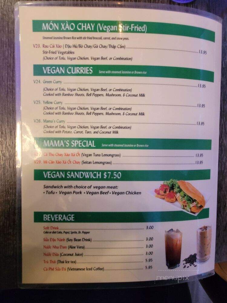 Mama's Viet Kitchen - Seattle, WA menu_pic