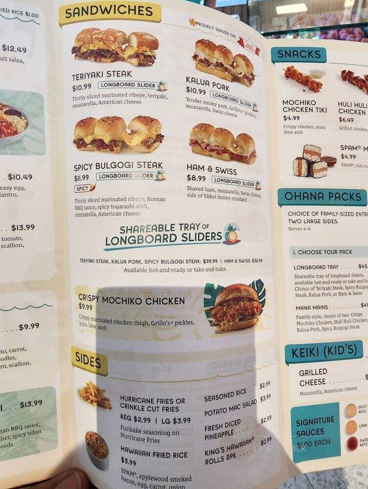 Hello Hilo - Gainesville, GA menu_pic
