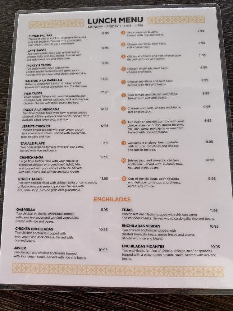 Anamia's Tex-Mex - Prosper, TX menu_pic