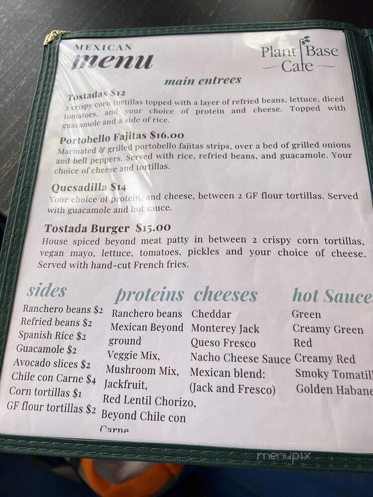 Taos Cafe - Taos, NM menu_pic