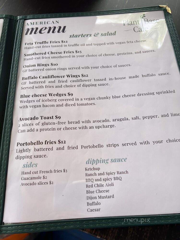 Taos Cafe - Taos, NM menu_pic