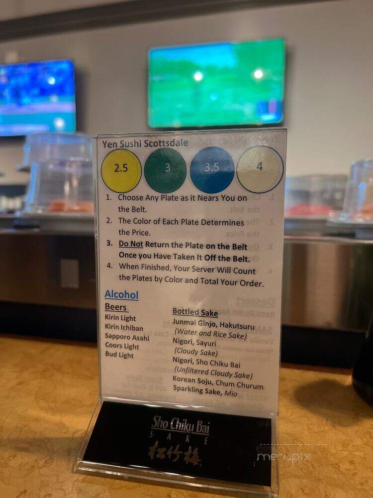 Yen Sushi Revolving Bar - Scottsdale, AZ