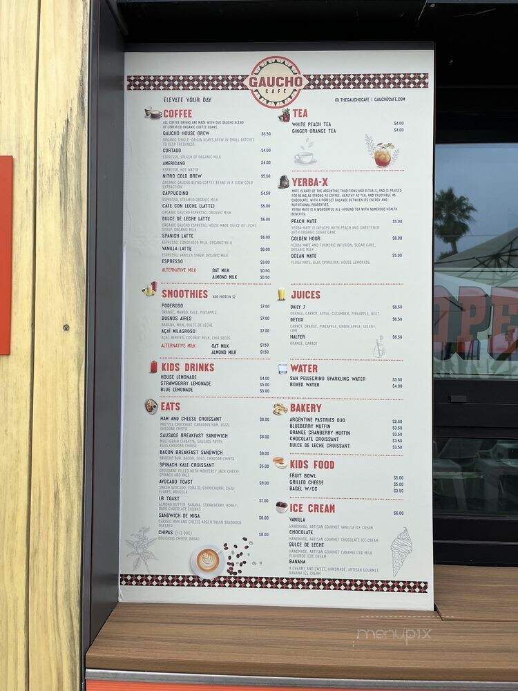 Gaucho Beach - Long Beach, CA menu_pic