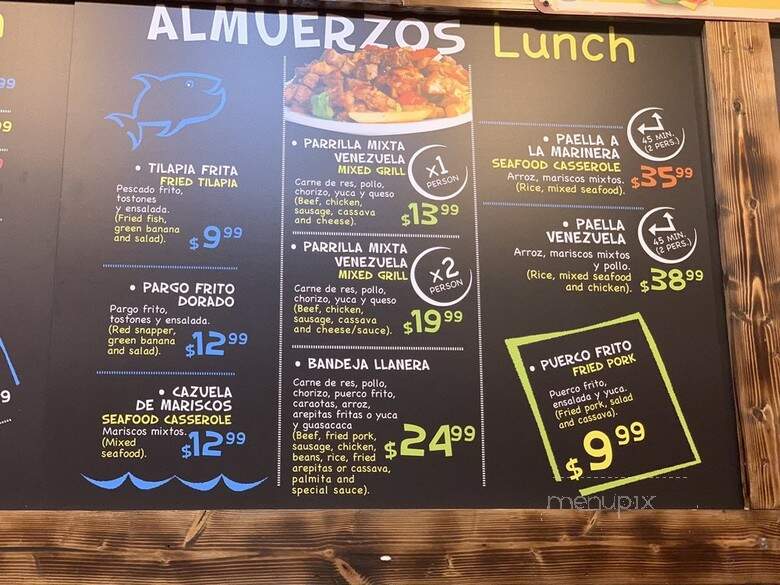 El Arepazo Vzla - Carrollton, TX menu_pic