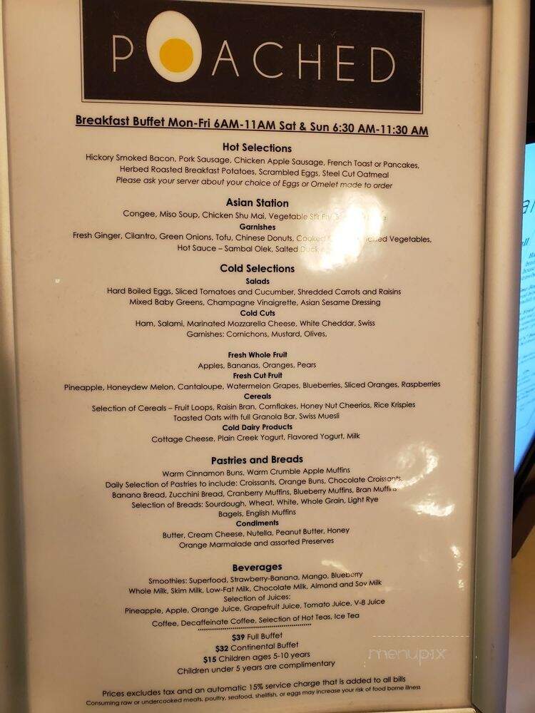 Poached - San Francisco, CA menu_pic