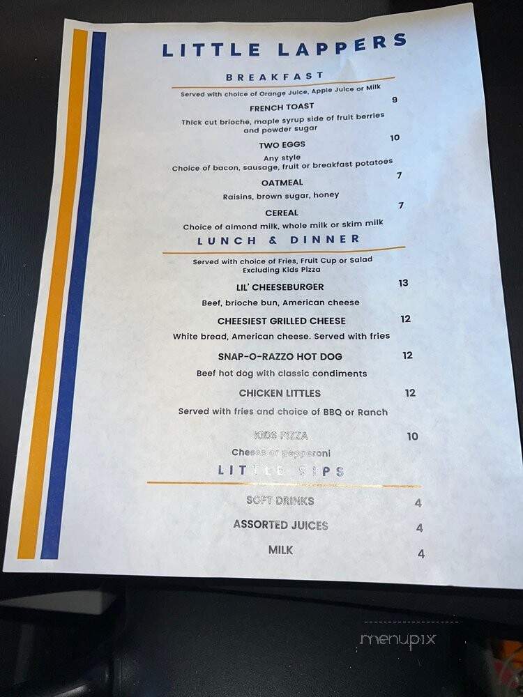 Lapper Kitchen & Tap - San Diego, CA menu_pic