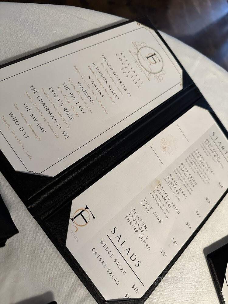 The French Quarter - Richardson, TX menu_pic