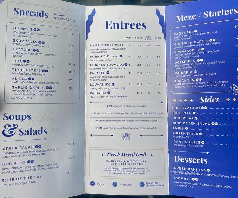 Yamas Greek Eatery - Plymouth, NH menu_pic