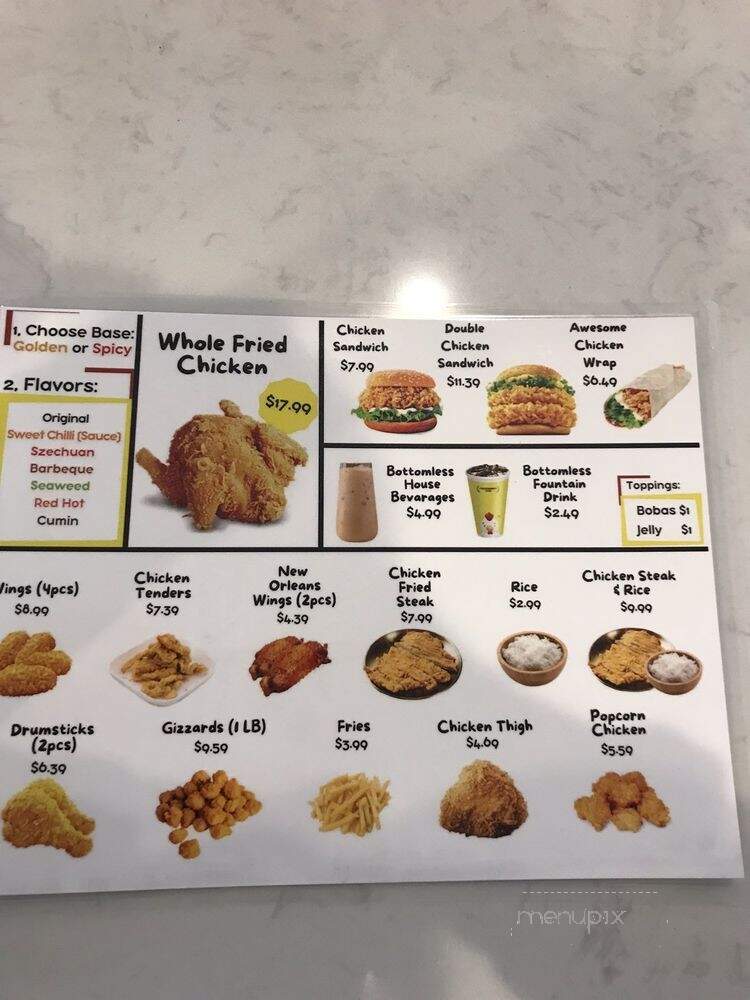 Call A Chicken - Seattle, WA menu_pic
