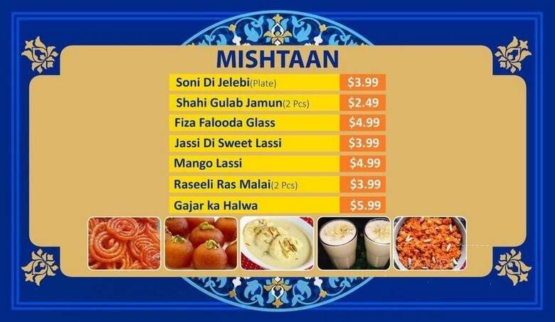 Parantha House - Pleasanton, CA menu_pic