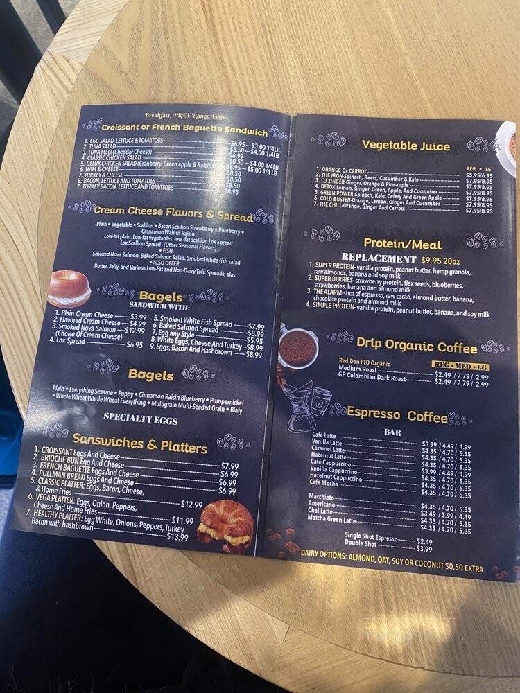 Cafe Aroma - New York, NY menu_pic