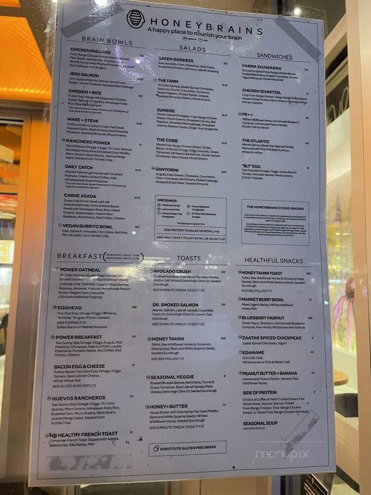 Honeybrains - New York, NY menu_pic