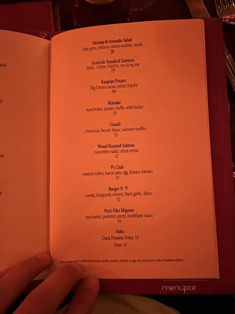 The Nines - New York, NY menu_pic