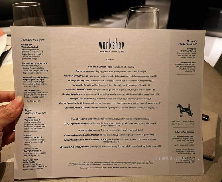 Workshop Kitchen + Bar - Los Angeles, CA menu_pic