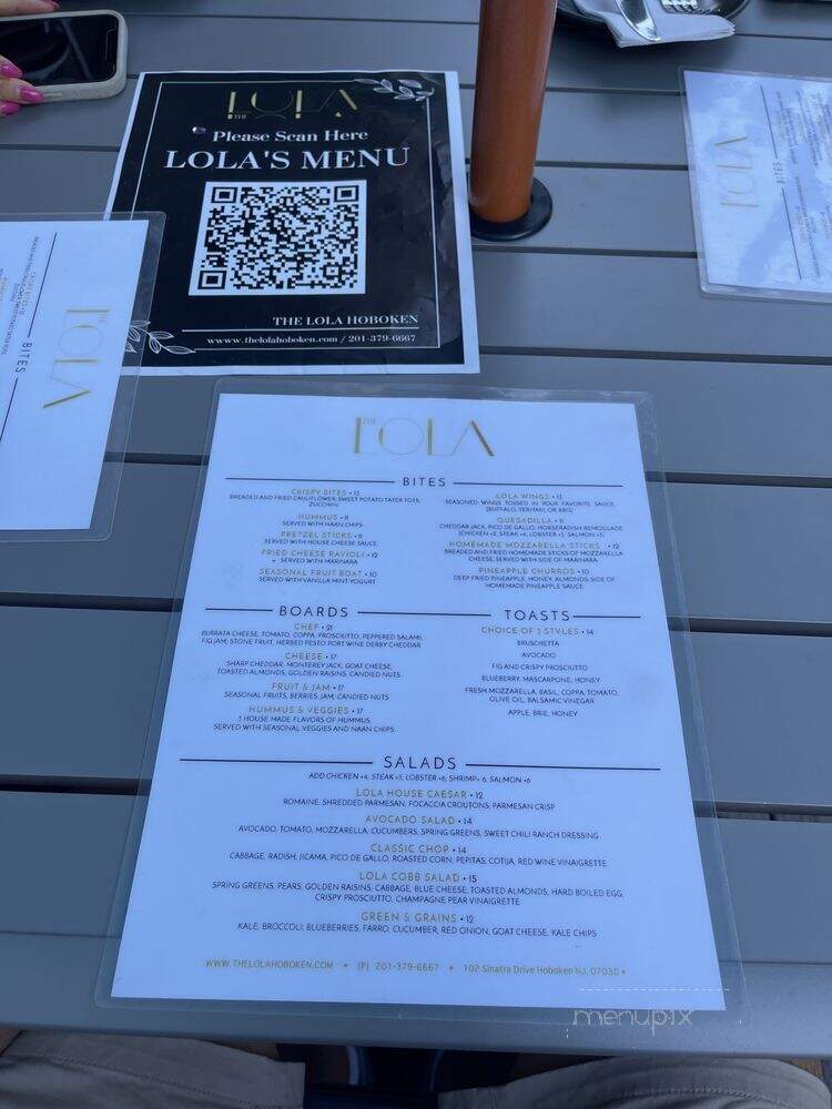 The Lola - Hoboken, NJ menu_pic