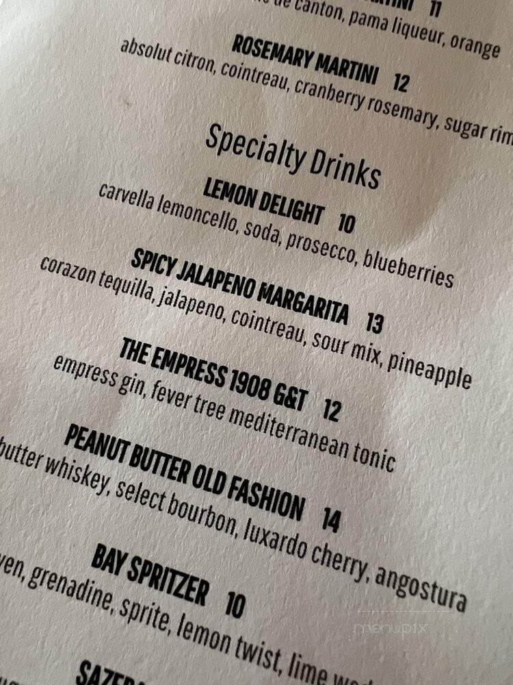 Jesse's On the Bay - Gulf Shores, AL menu_pic