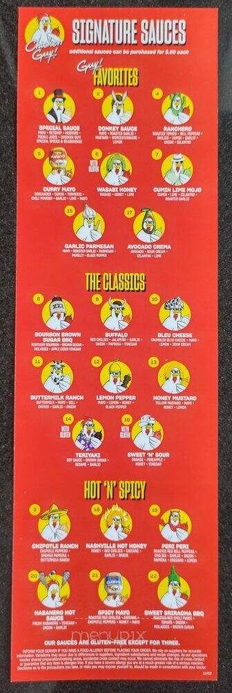 Chicken Guy - Livonia, MI menu_pic