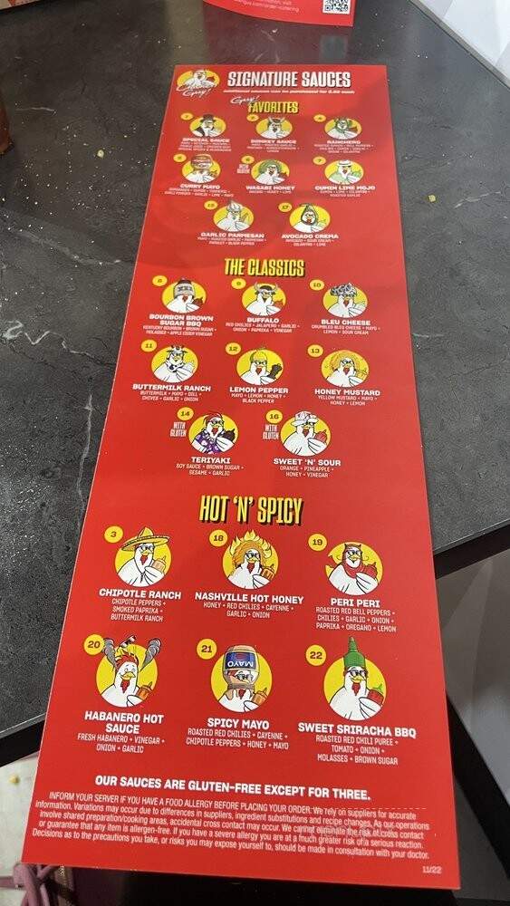 Chicken Guy - Livonia, MI menu_pic