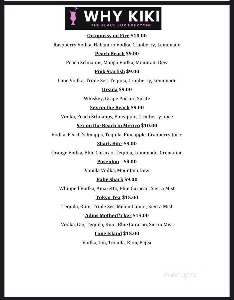 Why Kiki - Salt Lake City, UT menu_pic