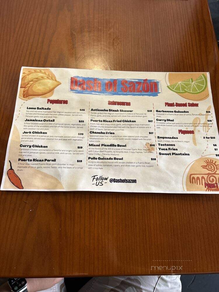 The Other Side - Honolulu, HI menu_pic