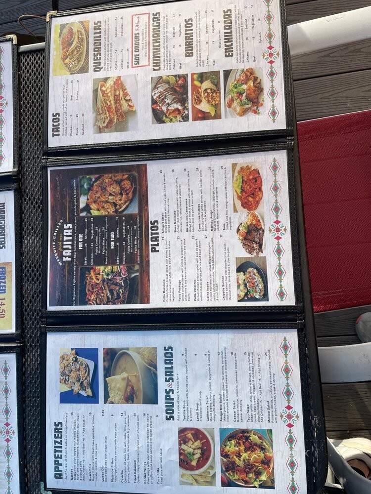 Amigo Mio - Washington, DC menu_pic