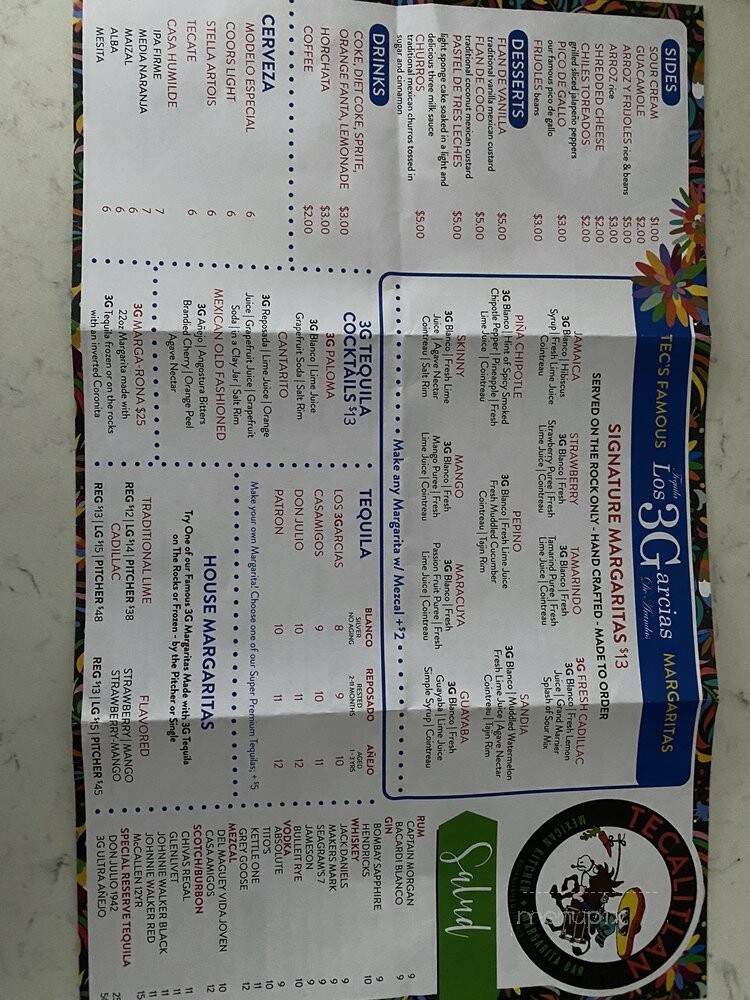 Tecalitlan - Chicago, IL menu_pic