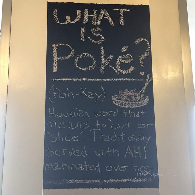 PokeOno - Baltimore, MD menu_pic
