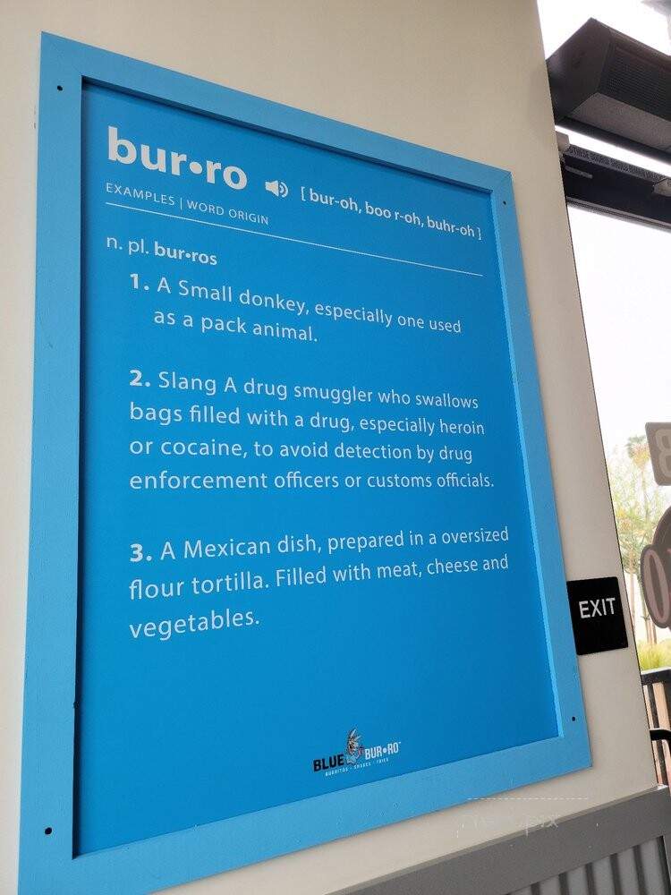 Blue Burro - Pico Rivera, CA menu_pic