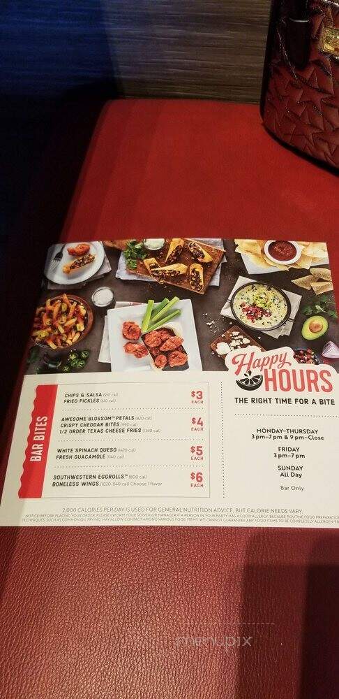 Chili's - Indian Land, SC menu_pic