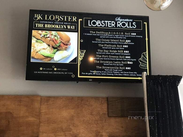 BK Lobster - Brooklyn, NY menu_pic