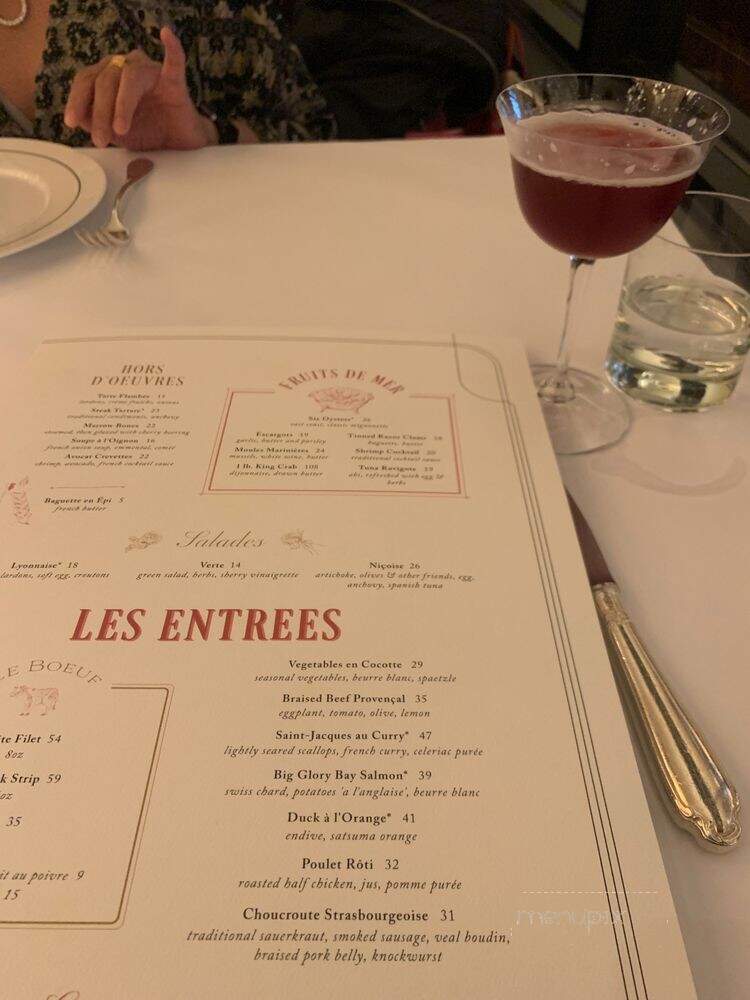 Le Select - Chicago, IL menu_pic