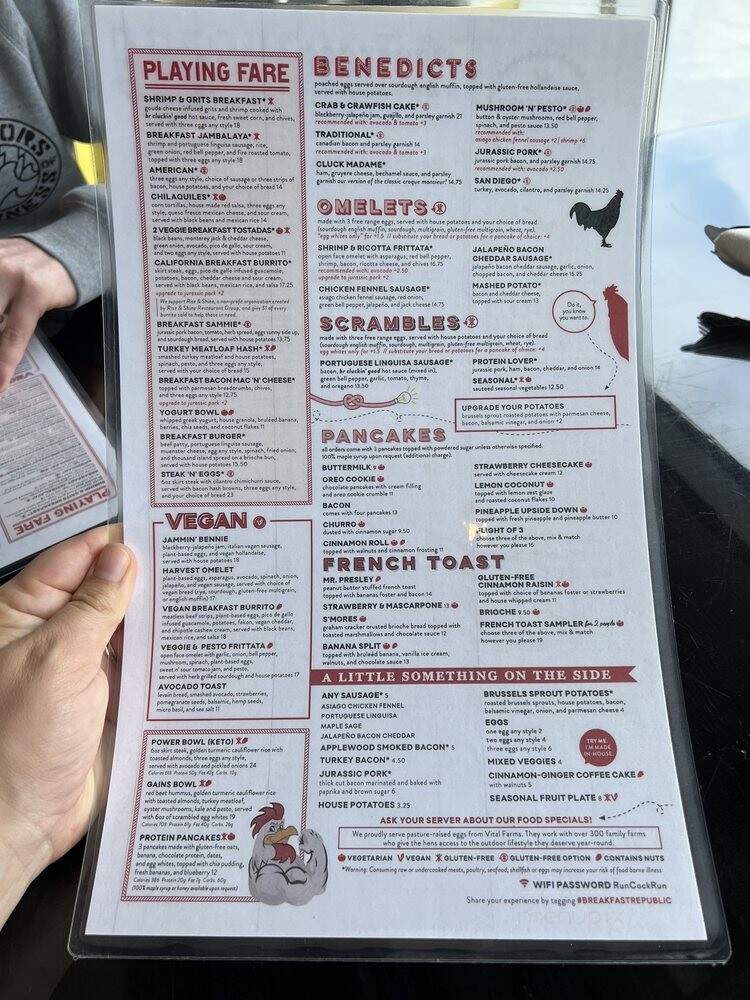 Breakfast Republic - Culver City, CA menu_pic