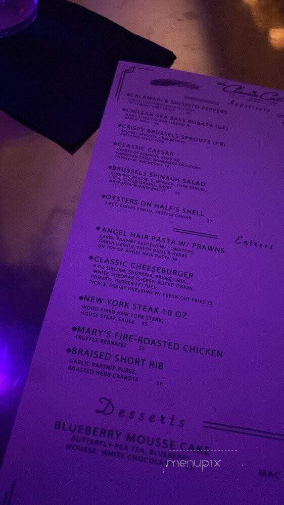 The Classic Cat - West Hollywood, CA menu_pic