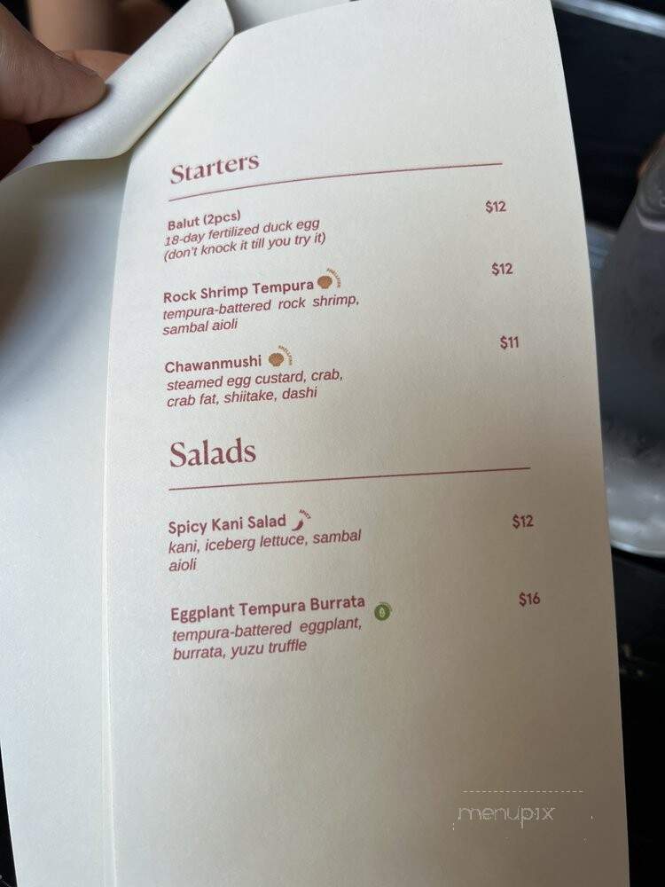 Gugu Room - New York, NY menu_pic