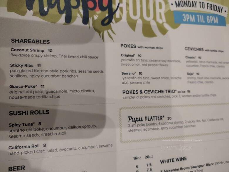 Pacific Catch - Sunnyvale, CA menu_pic