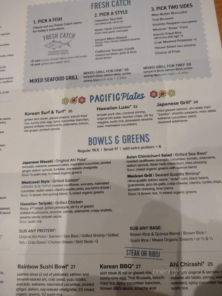 Pacific Catch - Sunnyvale, CA menu_pic