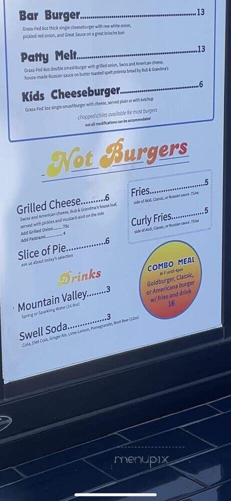 Goldburger - Los Angeles, CA menu_pic