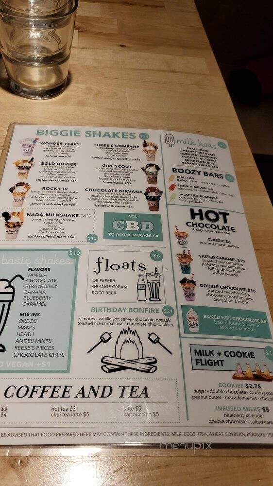 JoJo's Shake Bar - Naperville, IL menu_pic