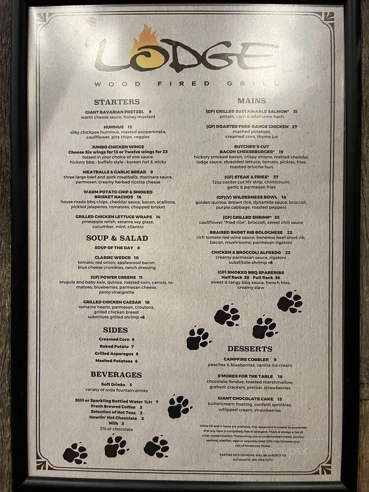 Lodge Wood Fired Grill - Garden Grove, CA menu_pic