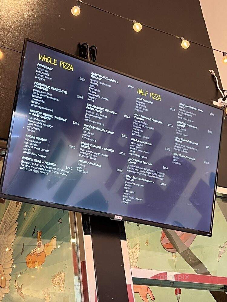 Triple Beam Pizza - Los Angeles, CA menu_pic