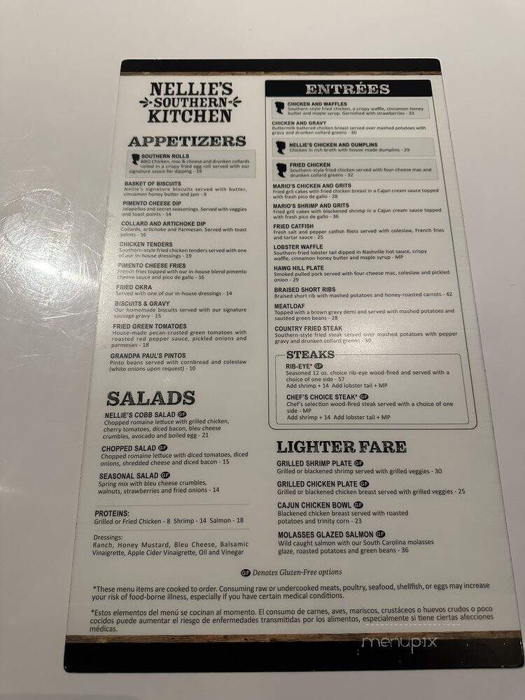 Nellie's Southern Kitchen - Las Vegas, NV menu_pic