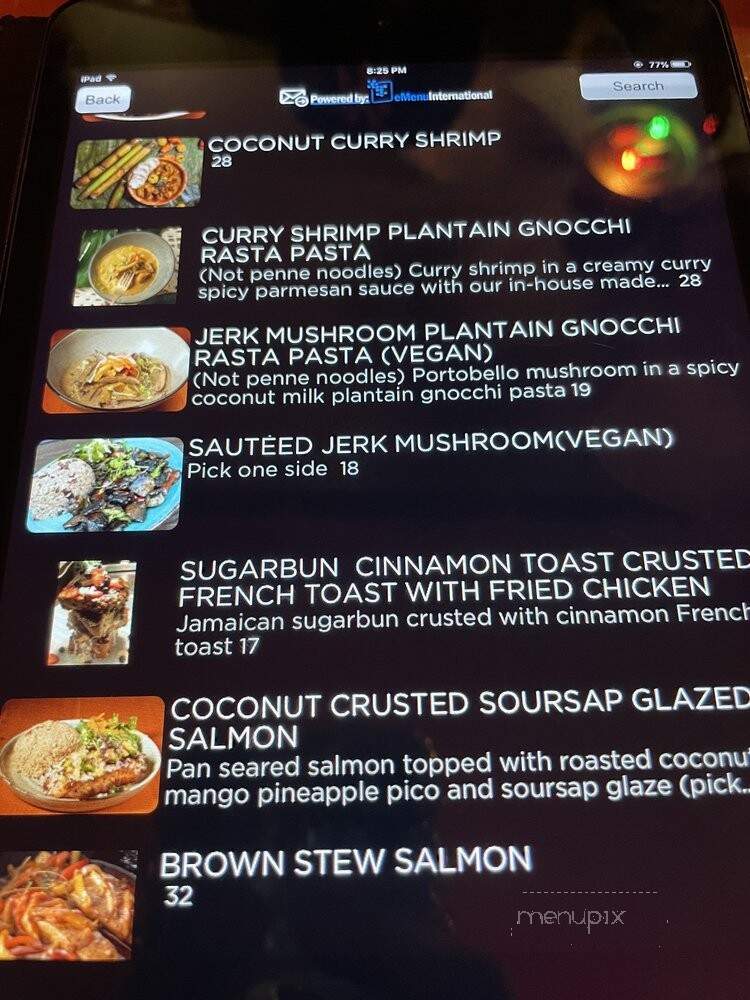 Omar's Kitchen and Rum Bar - New York, NY menu_pic