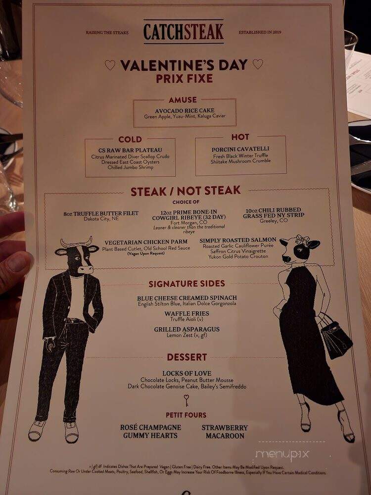 Catch Steak LA - Los Angeles, CA menu_pic